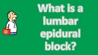 What is a lumbar epidural block   Most Rated Health FAQ Channel [upl. by Camarata980]