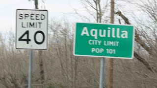 AQUILLA TEXAS Formally MUDTOWN [upl. by Ulphia]