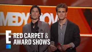 Ian Somerhalder and Paul Wesley present at Peoples Choice Awards 2012  E Peoples Choice Awards [upl. by Stanleigh]