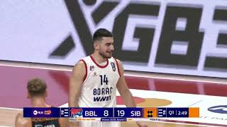 NLB ABA League 2 202425 Round 3 match Borac WWIN  Šibenka 30102024 [upl. by Hannis]