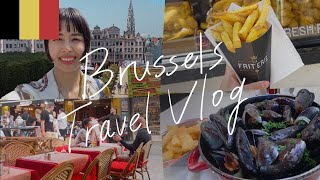 【ブリュッセル🇧🇪】ベルギー観光vlog🍟 世界遺産🌏 一泊5000円の宿で大変なことになった😂 [upl. by Sheela]