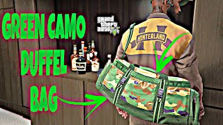 GTA 5 ONLINE CAMO DUFFEL BAG GLITCH [upl. by Namrac788]