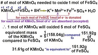 Chemistry  OxidationReduction Reaction 17 of 19 Equivalent Mass [upl. by Yaner]