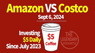 Sept 6 2024 Amazon VS Costco The Winner 232 Investing 5 in stocks daily over coffee [upl. by Talley478]