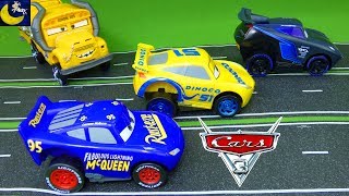 Disney Cars 3 Toys Revvin Action Fabulous Lightning McQueen Jackson Storm Cruz Ramirez Race Car Toys [upl. by Wolbrom]