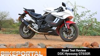 Hyosung GT650R Test Ride Review  Bikeportal [upl. by Ehctav]