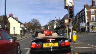 Driving Along Main Street Church Street amp Red Lane Frodsham Cheshire 2nd April 2011 [upl. by Hock273]