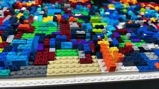 LEGO Mosaic Builds Itself [upl. by Maxma276]