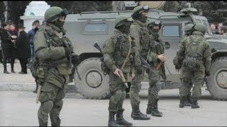 Russian Forces Officially Enter the Crimea Region of Ukraine [upl. by Yelahc58]