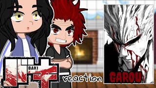 🦊🌸🦊RusEng Baki React To GarouPart 1tiktokAMVGacha club🦊🌸🦊 [upl. by Dadelos]