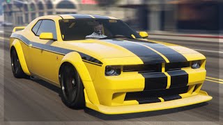 Bravado Gauntlet Hellfire Customizations Dodge Challenger Demon  GTA 5 Online [upl. by Ephram]