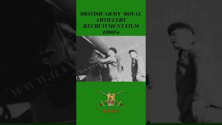 Royal Artillery Recruitment film 1960s britisharmedforces army soldier 1960s [upl. by Elamaj]