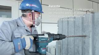 Martillo perforador con SDSmax GBH 540 D Professional [upl. by Anaehs]