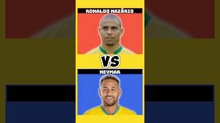 ⚡ Ronaldo Nazário vs Neymar The Brazilian Icons Showdown 🇧🇷✨ [upl. by Patrich]