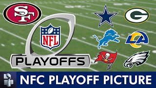 NFL Playoff Picture Wild Card Matchups Schedule Bracket Dates Times For 2024 NFL Playoffs  NFC [upl. by Pyotr]