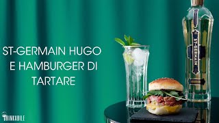 StGermain Hugo e Hamburger di tartare  Food Pairing  Drinkabile [upl. by Malvin]