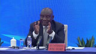 President Ramaphosa addresses the Shenzhen Business Roundtable in China [upl. by Brandi]