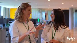 Meet Commercial Graduates Elena amp Ottilia explaining what its like to work at Carlsberg Group [upl. by Hrutkay591]