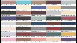 Exterior Paint Color Charts [upl. by Mika]