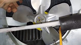 Upright Freezer Evaporator Fan Motor Replacement [upl. by Gwynne158]