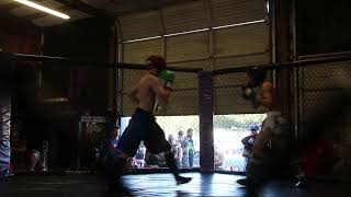 Michael Peden vs Zac Soules rd 3 pt1  125lb Ammy Kickboxing  Absolute VALOR 10  SUMMER BRAWL [upl. by Manville]