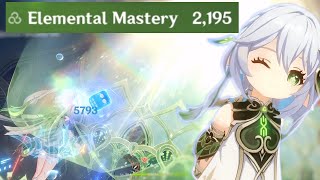 I gave 2000 Elemental Mastery to Nahida and this happened  Genshin Impact [upl. by Rekrap]