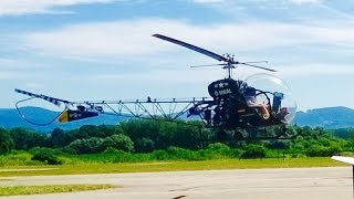 Bell 47 Startup and special Takeoff by skilled Pilot [upl. by Anidualc176]