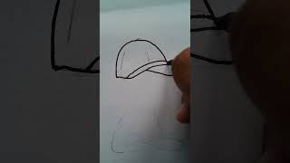 A Cap drawing with pencil art by Zaid sketch shorts [upl. by Liv]