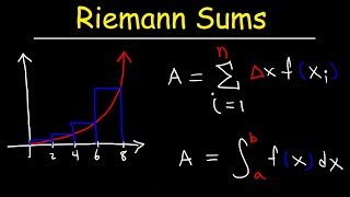 Riemann Sums  Left Endpoints and Right Endpoints [upl. by Nosmas]