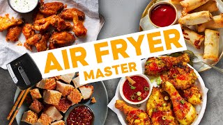 My best AIRFRYER recipes …spring rolls wings pork belly ‘fried’ chicken  Marions Kitchen [upl. by Henryson699]