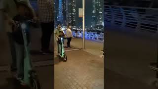 Riding Tier electric scooter Dubai Gagana  Aryan [upl. by Sidnarb]