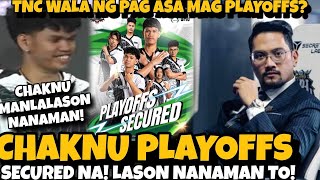 CHAKNU PLAYOFFS SECURED NA OMEGA IS BACK TNC WALA NG PAG ASA 8TH PLACE NANAMAN ALAMIN [upl. by Yeldud]