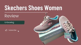 Skechers Shoes Women I Shoes Lace Styles I Skechers Shoes Unboxing I Skechers Flex Appeal Review I [upl. by Lurleen]