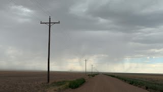 Landspouts and Fire  August 25th  Lamar Colorado [upl. by Ayet]