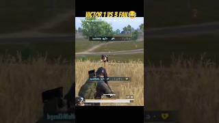 VICTOR 1 VS 3 FAIL😂 victor bgmishorts bgmifunnyshorts bgmifunnyvictor pubgmobile pubg [upl. by Holmun467]