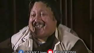 Mujhko To Barbaad Kiya Hai  Nusrat Fateh Ali Khan Short Clip [upl. by Chon]