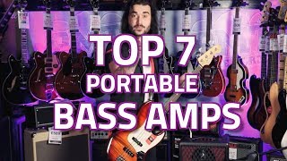 Whats The Best Portable Bass Amp Our Top 7 Best Small Bass Amps [upl. by Enilrad]