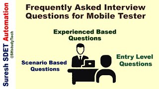 Frequently Asked Mobile Testing Interview Questions  Entry Level  Scenario amp Experienced Question [upl. by Ashbey922]