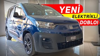 YENİ ELEKTRİKLİ FİAT DOBLO  ELEKTRİK MOTORUNU İNCELEDİK  KAPUTUN ALTINDA NE VAR [upl. by Rawdon]