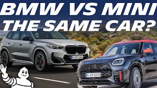 The Same Car 2024 BMW X1 M35i xDrive vs MINI Countryman JCW  Drive Torque Podcast Highlights [upl. by Gertruda871]