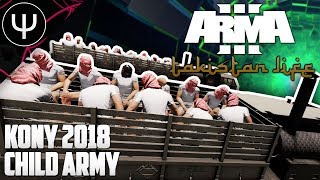 ARMA 3 Takistan Life Mod — Kony 2018 Child ARMY [upl. by Annazor]