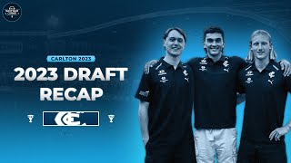 Carlton 2023 AFL Draft Recap [upl. by Guenna]