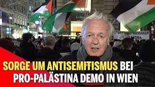 Sorge um Antisemitismus bei ProPalästina Demo in Wien [upl. by Ellehcirt]