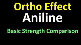 Ortho Effect in 2 Minutes  Ortho Effect in Aniline  Basic Strength GOC  Anirudh Walia [upl. by Clement]