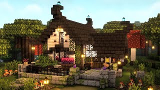 Minecraft 🧙🧪 Aesthetic Potion Shop Tutorial  Cottagecore  Mizunos 16 Craft Resource Pack [upl. by Htezil]