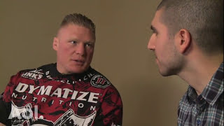 ARIEL HELWANI BROCK LESNAR on UFC title loss The Undertaker and more 2011 [upl. by Sidonie]