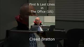 Creed Bratton  First amp Last Lines shorts [upl. by Alleirbag]