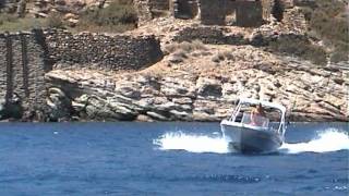 Pioner 15 Viking boat Evinrude 50 etec boat sifnos [upl. by Mcroberts]