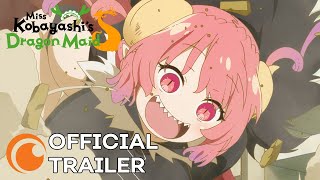 Miss Kobayashis Dragon Maid S  OFFICIAL TRAILER [upl. by Ysied]