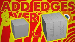 How to add vertices and edges Blender tutorial [upl. by Eremahs624]